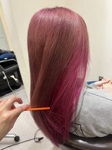 ハチマルハチ ナル 登戸店(808 nalu) チェリーレッド × インナーカラー