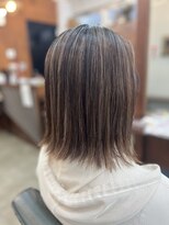 ヘアメイク デザート(HAIR MAKE DESART)&nbsp;高盛　優芽香【立体感×グレージュハイライト】