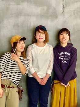 レナンダ (Reanda)の写真/経験豊富な女性Stylist在籍♪親しみやすく話しやすいスタッフばかりなのでお気軽に悩みをご相談ください★