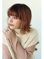 エクリボンヌ(equri bonne) 小顔ボブ外ハネスタイル