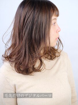 スパ ヘアーデザイン(SPA hair design) 毛先だけデジタルパーマ