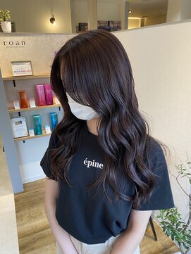 ロアン(roan) 艶パープルグレー