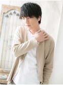 黒髪マッシュウルフで爽やかさUP!束感ヘアL