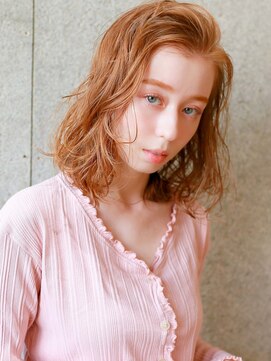 ラフィス ヘアー スワッグ 枚方店(La fith hair swag) 【La fith】無造作ウェーブスタイル×フレンチガーリー