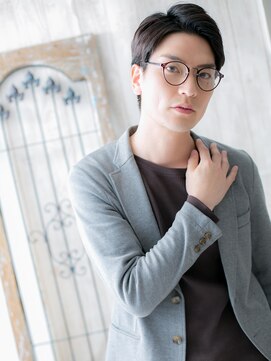 トニーアンドガイ メン 与野駅前店(TONI&GUY MEN) ビジネスでも◎涼しげヘア七三スリークショートb