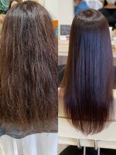 【話題沸騰】業界最高峰の髪質改善/艶髪矯正★before＆after