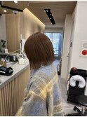 【ワンランク上のボブ】切りっぱなしボブペールベージュ【浦和】