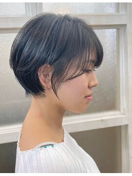 ナンバー アンフィール 渋谷(N° anfeel) 前髪あり丸みショート大人可愛い小顔カット