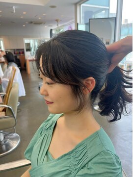 ディフィーノ 青山(DIFINO) 【DIFINO 青山】韓国★結んでも可愛い顔まわりレイヤーカット