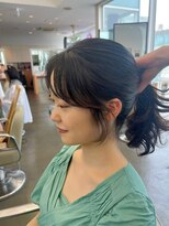 ディフィーノ 青山(DIFINO) 【DIFINO 青山】韓国★結んでも可愛い顔まわりレイヤーカット