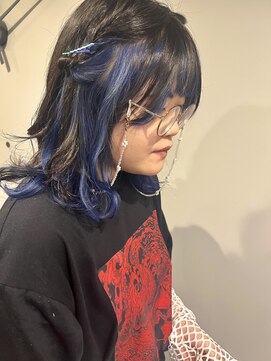 ウィーク 梅田(UiiC) フェイスフレーミング◆ブルーカラー uiic umeda 中沢恵理