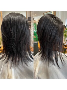 ルッカランス 王子店(Lucca Lance) 8月 縮毛矯正×レイヤーカット