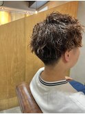 ツイストパーマ　20代30代　メンズパーマ　スパイラルパーマ