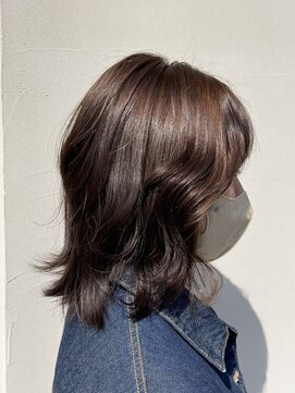 ファム 十日市店(femme) 顔まわりレイヤー×ミディアムボブ