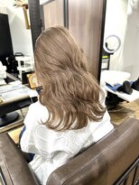 フルバング レッドブラウン 似合わせカット カルマパーマ