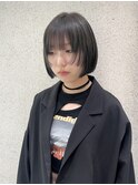 ボブ/顔まわりカット/レイヤー/オリーブ