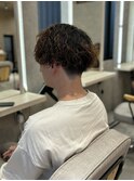 強めツイスパ刈り上げマッシュ