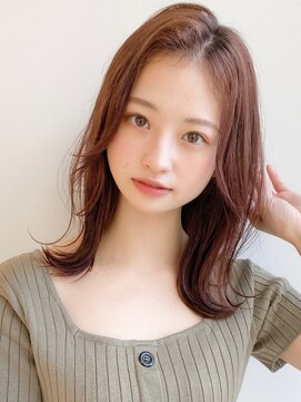 エトラ 渋谷店(etora) 前髪 アンブレラカラー こなれミディ イメチェン ウェーブパーマ