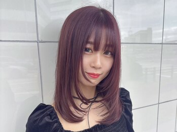 ヴォーグ 大曽根店(VOGUE)の写真/オージュアで乾燥/広がり知らずの艶髪へ[大曽根/ブリーチなしダブルカラー/レイヤーカット/顔周り/学割U24]