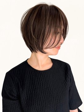 ジル ブラン 福岡(JIL BLAN) ハイライトレイヤーカットショートボブイルミナカラー天神大名