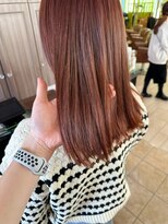 ネオリーブシェリエ 浅草店(Neolive cherie) ピンクブラウン　ピンクベージュ　韓国　美髪
