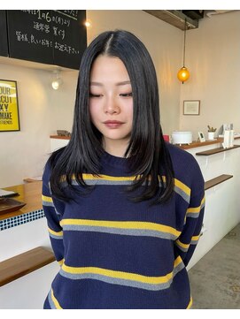 木村美容店 ［木村美容店］ダークグレー　レイヤーカット