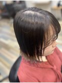 切りっぱなしボブ