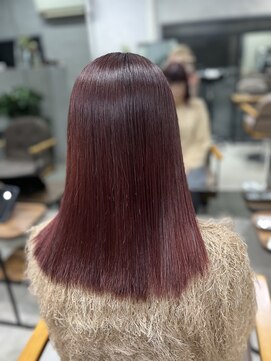 エイム(AiM) カシスピンク/暖色カラー/中明度カラー/ブリーチカラー/艶カラー