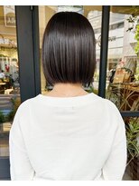 アイフィール アヴェダ 瑞江店(i feel AVEDA)&nbsp;【藤田】美髪矯正×アゴ下のショートボブ