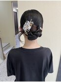 艶ツヤ☆トレンドでおしゃれなカチモリヘア 結婚式お呼ばれヘア
