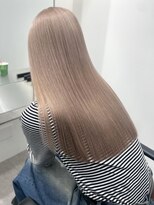 サンクマーケット 渋谷(cinq MARKET) 渋谷ミルクティーベージュハイトーンカラーヘーゼルベージュ韓国