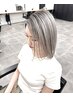 カット＋バレイヤージュ（ブリーチ2回＋カラー）￥25300→￥20100