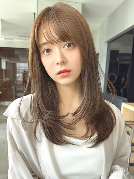 クィーンズガーデンバイケーツーギンザ(QUEEN’S GARDEN by K two GINZA) ロングレイヤー/髪質改善カラー/顔まわりカット