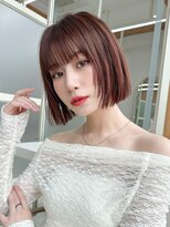 アフロート ディル(AFLOAT D'L)&nbsp;2wayバングでイメチェン！ギリギリ結べるボブが人気！