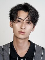 オーシャントーキョーオーバー 渋谷(OCEAN TOKYO OVER)&nbsp;韓国センターパートコンマバングフェザーパーマニュアンスパーマ