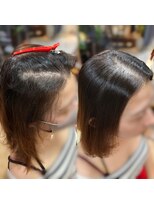 スット 渋谷(slut) 前髪くせ毛改善ストレート