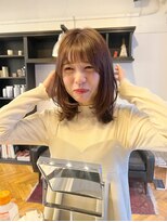 ジリ(JILI)&nbsp;ミディアムレイヤー×透明感ベージュ ▽福永