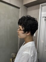 ファビ 渋谷(Fab)&nbsp;くびれヘア/暗めカラー/アプリコットオレンジ/縮毛矯正