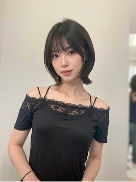 マウナケア(Maunacare) 大人可愛い20代30代40代小顔ウルフレイヤーボブ丸み韓国ロング