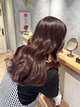 ラボヌールヘアー オリビエ 北千住店(La Bonheur hair Olivier) ピンクカラー【吉田 愛里】