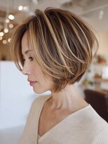 トリッカ 代官山(tricca) 白髪ぼかし/30代40代/明るめカラー/大人ショート