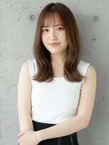ニューヨークニューヨーク ピオレ姫路店(NYNY)&nbsp;外ハネミディアム×透明感ベージュ