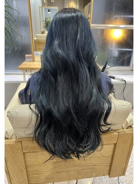 オーセンヘア(AUTHEN.HAIR) (mutsumi.)ダークブルー