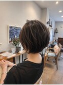 ノンジアミンカラー/大人ショートボブ