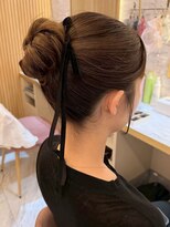 ヘアアレンジメント ボガスティーズ 溝の口店(Hair arrangement Vogusty's)&nbsp;上品ヘア/お団子/アップヘア/観戦/イベント/ブライダル