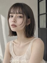 ユーフォリア 青山(Euphoria)&nbsp;ボブレイヤー 顔周りレイヤー グレージュカラー