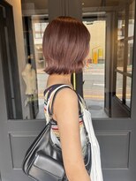 ニュートライズ(NEUTRIZE) レイヤーボブ 透明感カラー ピンクベージュ