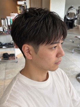 キリ 逗子(kiri) 逗子葉山ツーブロックショートメンズカット眉メンズショートR203