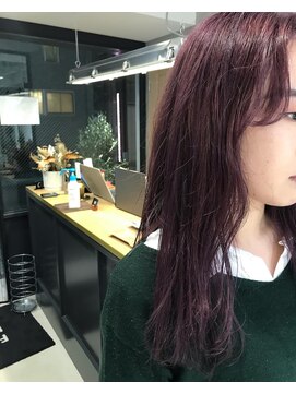 フェイバーバイリフ(FAVOR by Ref.) ワンブリーチで作るパープルカラー