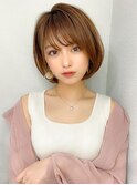 似合わせ小顔ヘア★丸みショートボブ 20代30代/Silk-lei吉祥寺